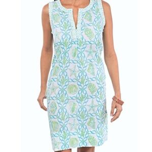 Gretchen Scott Designs Shell Print Shift Dress